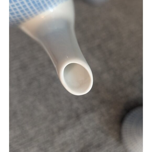 Arzberg "Bastdekor Blau" (Blue) Coffee Pot Set with Creamer, Sugar Bowl & Tray - Picture 9 of 11